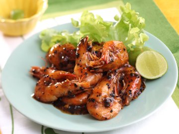 Resep Seafood: Udang Bumbu Lada