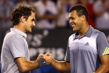 Federer Wins Five-Set Duel Against Tsonga