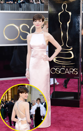 Transformasi Gaya Si Cantik Anne Hathaway di Academy Awards