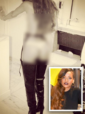 Pakai Boots Tinggi, Rihanna Pamer Bokong