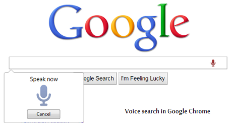 Chrome have the voice command feature similar to siri