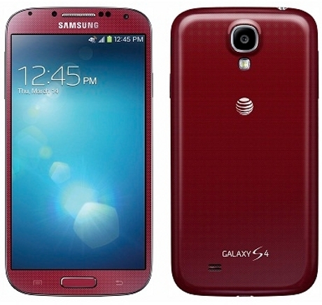 Galaxy S4 'Lighted' with Red Color