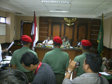 Sidang Kasus Cebongan, Hakim Tolak Eksepsi Serda Ucok CS