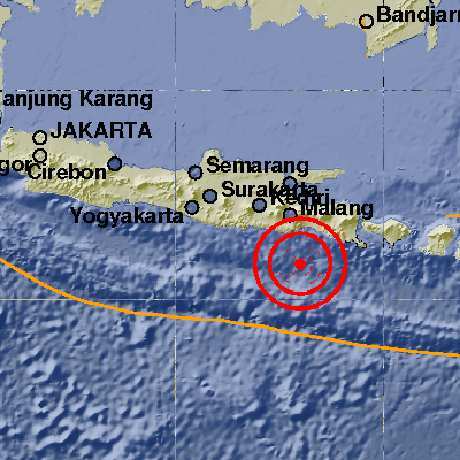 Malang Diguncang Gempa Berkekuatan 5,9 SR