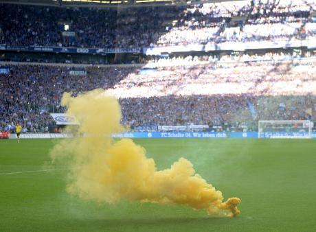 Fans Making a Scene at The Derby Match , Dortmund Apologizes image-532