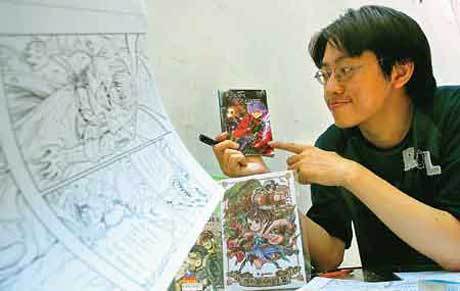 Is Yuniarto, Kawinkan Tokoh Pewayangan Mahabharata Dengan Teknik Gambar Manga 