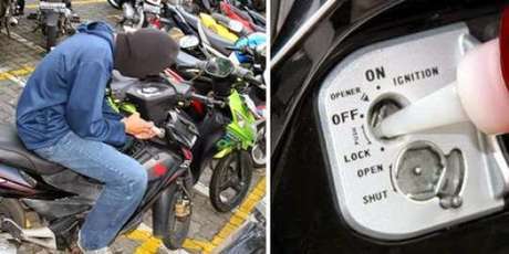 Cara membuat 'Cairan Setan' untuk mencuri motor dan tips menjaga kendaraan motor dari pencurian