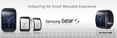 Smartwatch Samsung gear S dengan chip pulsa perdana