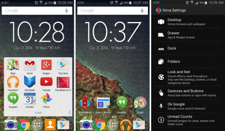 Update Nova Launcher Punya Cita Rasa Lollipop