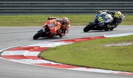 MotoGP Malaysia Kalahkan Rossi, Marquez Raih Kemenangan ke-12