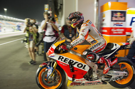 Free Practice III MotoGP Qatar Marquez Lagi-lagi Terdepan, Duo Yamaha Jeblok