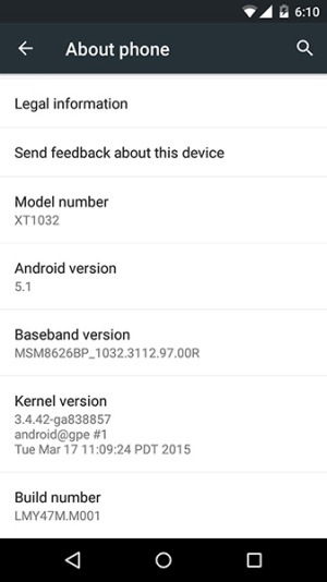 Lollipop 5.1 Resmi Maniskan Moto G