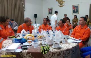 Menteri ESDM Blusukan ke Kapal Raksasa Penampung Minyak Blok Cepu