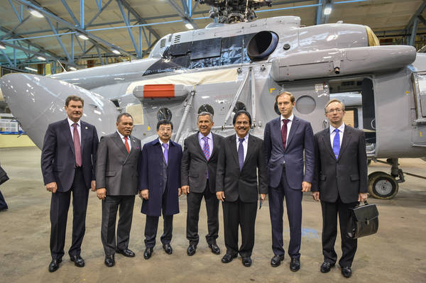 Menko Sofyan Kunjungi Pabrik Helikopter Terbesar Dunia di Rusia