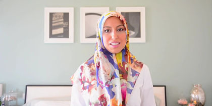 Tutorial Hijab Musim Panas untuk ke Kantor 2