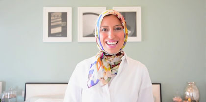 Tutorial Hijab Musim Panas untuk ke Kantor 6