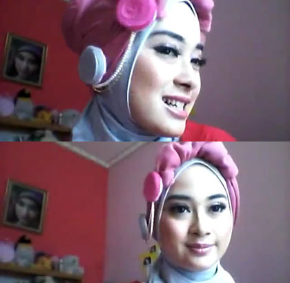 Tutorial Hijab Turban untuk Bergaya Unik ala Nina Septiani 6