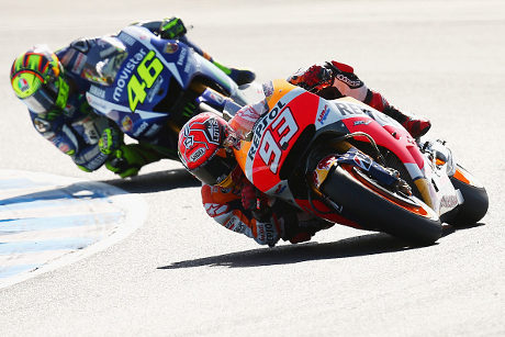 Diserang Rossi, Marquez Tak Marah Diserang Rossi, Marquez Tak Marah