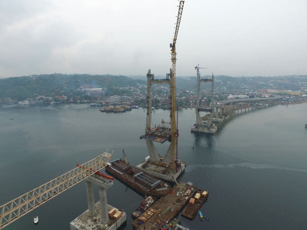 Ini Penampakan Megahnya Calon Jembatan Terpanjang di Indonesia Timur Ini Penampakan Megahnya Calon Jembatan Terpanjang di Indonesia Timur