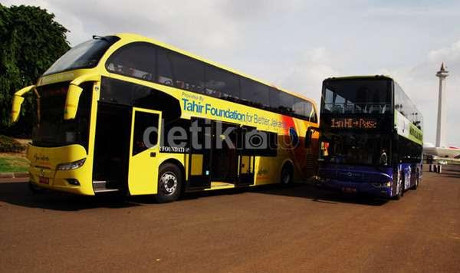 Mercy: Bus Double Decker Hibah dari Tahir Foundation Sudah Jalan