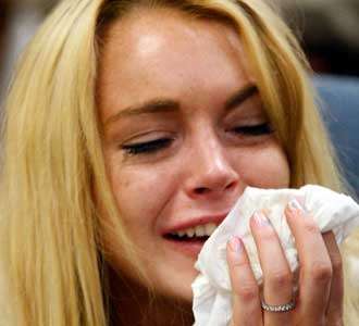 Lindsay Lohan Menangis Lindsay Lohan Menangis