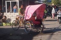 abang becak yang lincah