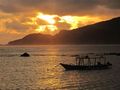 Sunset yang menggoda di Pantai Kuta, Lombok (Rieka Evy Mulyanti /ACI)