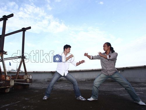 Iko Uwais & Yayan Ruhiyan aktor The Raid (detikFoto)