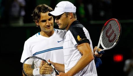 Roddick Hentikan Federer Roddick Hentikan Federer