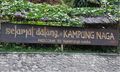 Plang masuk kampung naga (sumber: in-tourism.com)