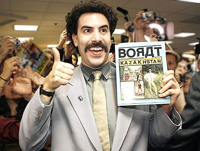 Tokoh Borat (sumber: flowtv.org)