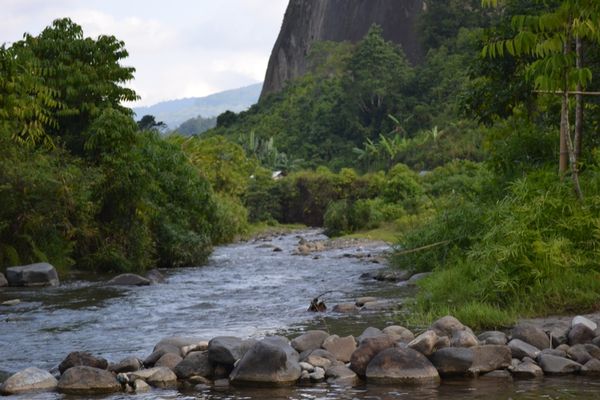 Aliran sungai yang jernih