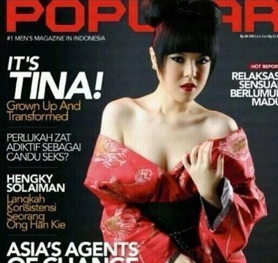 Tampil Seksi di Majalah Dewasa, Tina Masih Pakai Nama \Toon\ Tampil Seksi di Majalah Dewasa, Tina Masih Pakai Nama \Toon\