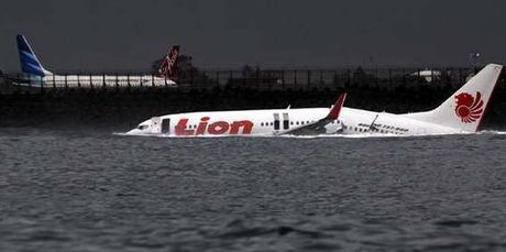 Pesawat Lion Air yang jatuh di Bali