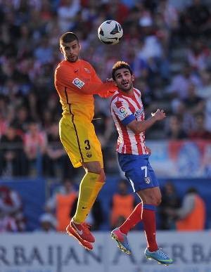 Akan Hadapi Madrid, Atletico Disemangati Pique & Vilanova Akan Hadapi Madrid, Atletico Disemangati Pique & Vilanova