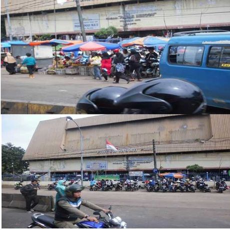 suasana pasar minggu