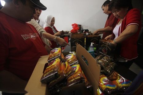 Penjualan Kopi Papua di Sorong