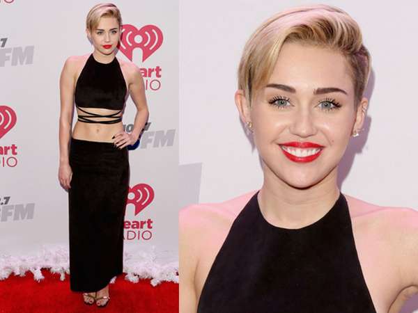 Miley Cyrus Pamer Perut di Jingle Ball 2013 Miley Cyrus Pamer Perut di Jingle Ball 2013