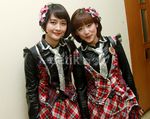 Kinal bersama Haruka yang juga dari JKT48. Pool/Gus Mun/detikFoto.