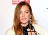 Kenakan Blus Jaring, Lindsay Lohan Pamer Bra Kenakan Blus Jaring, Lindsay Lohan Pamer Bra