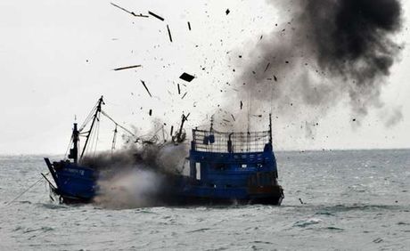 4 Kapal Pencuri Ikan dari Filipina di Laut Sulawesi akan Ditenggelamkan