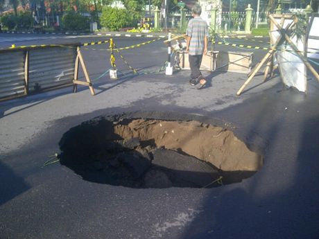 Bahaya! Gorong-gorong di Kota Yogyakarta ini Amblas