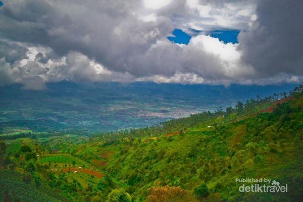 View dari Gunung Cikuray