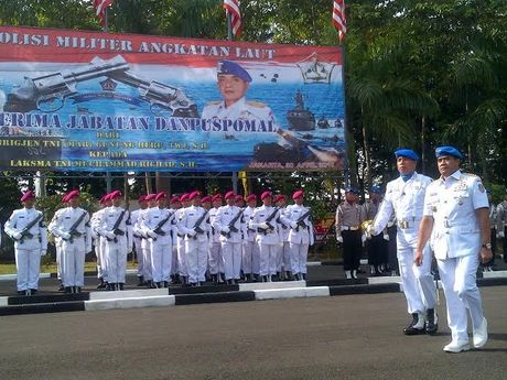 Laksma TNI Muchamad Richad Resmi Jabat Danpuspomal yang Baru