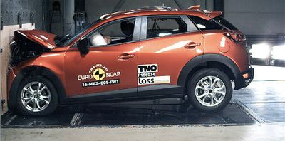 Uji Tabrak Mazda CX-3 Hanya Raih Empat Bintang