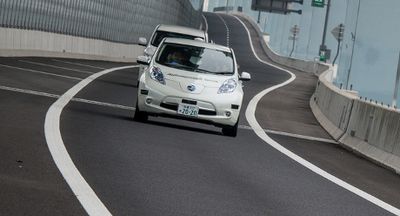 Nissan Perkenalkan Konsep Mobil Otonom Leaf Piloted Drive 1.0