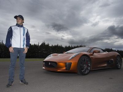 Naik Jaguar C-X75, Felipe Massa Berasa Jadi Penjahat di James Bond