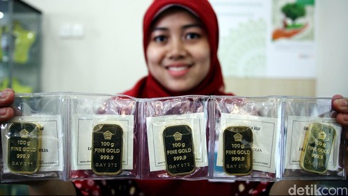 Harga Emas Antam Naik Rp 5.000/Gram Harga Emas Antam Naik Rp 5.000/Gram