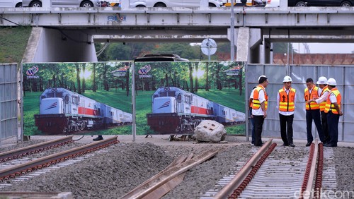 Kereta Bandara Soetta Dikebut, Pekerjaan Fisik Capai 20%