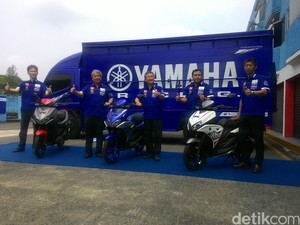  Yamaha Luncurkan Skutik Sporty Aerox, Harganya Rp 18,2 Juta